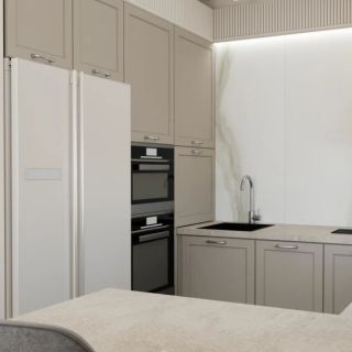 Смеситель для кухни Knotlor SS-01, сатин